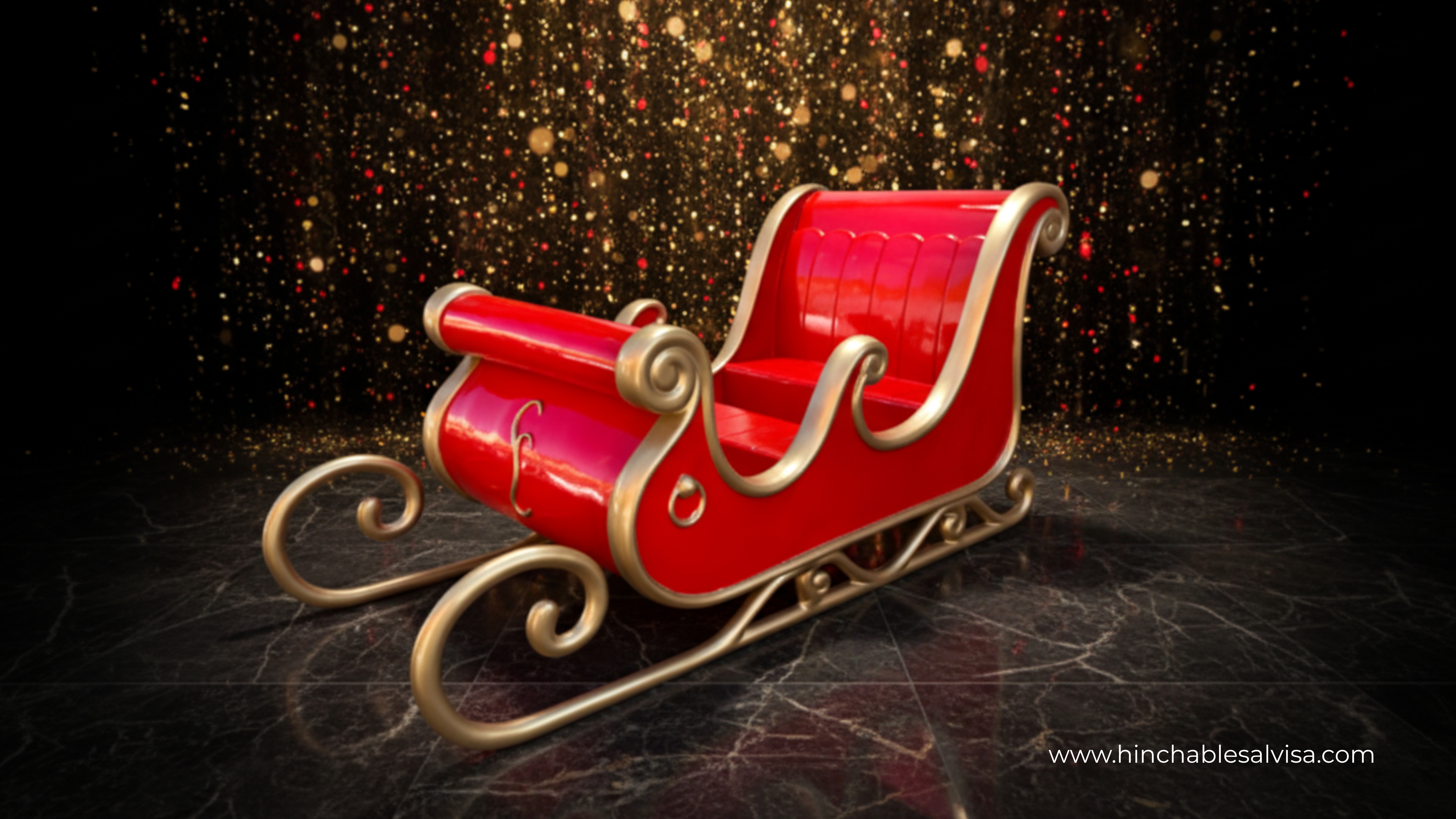 El Trineo de Papá Noel existe (y es único en España): Alquila la pieza estrella de esta Navidad