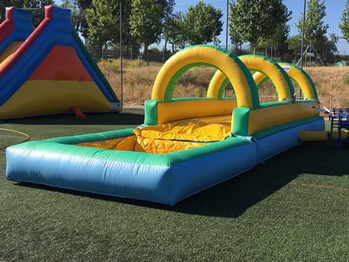 CASTILLO HINCHABLE DESLIZADERA ACUATICA HINCHABLE 9MTS