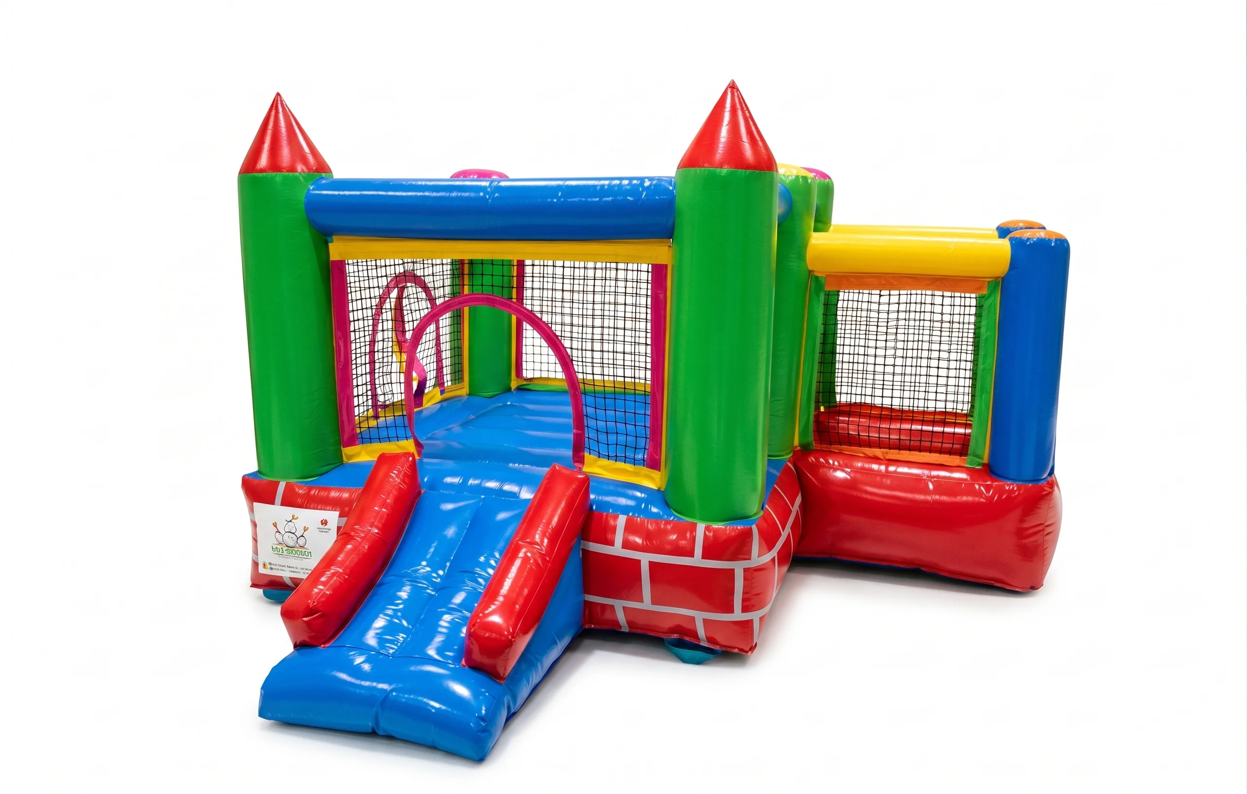 CASTILLO HINCHABLE SUPER HAPPY VERDE