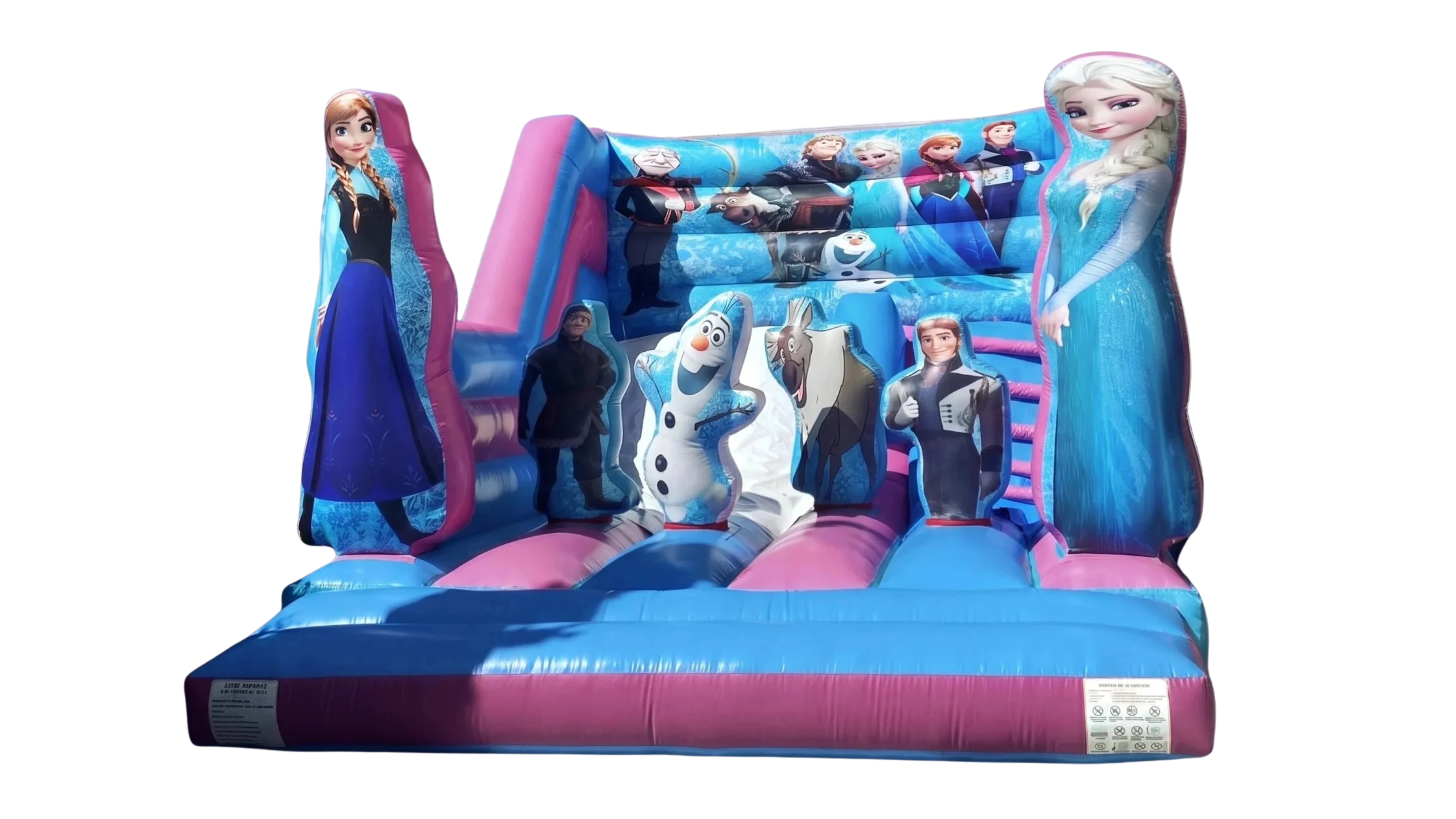 CASTILLO HINCHABLE PLAYMIX FROZEN MEDIANO AZUL 2